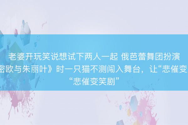 老婆开玩笑说想试下两人一起 俄芭蕾舞团扮演《罗密欧与朱丽叶》时一只猫不测闯入舞台,让“悲催变笑剧”